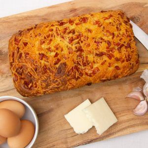 Cheese and Bacon Keto Bread - Instagram