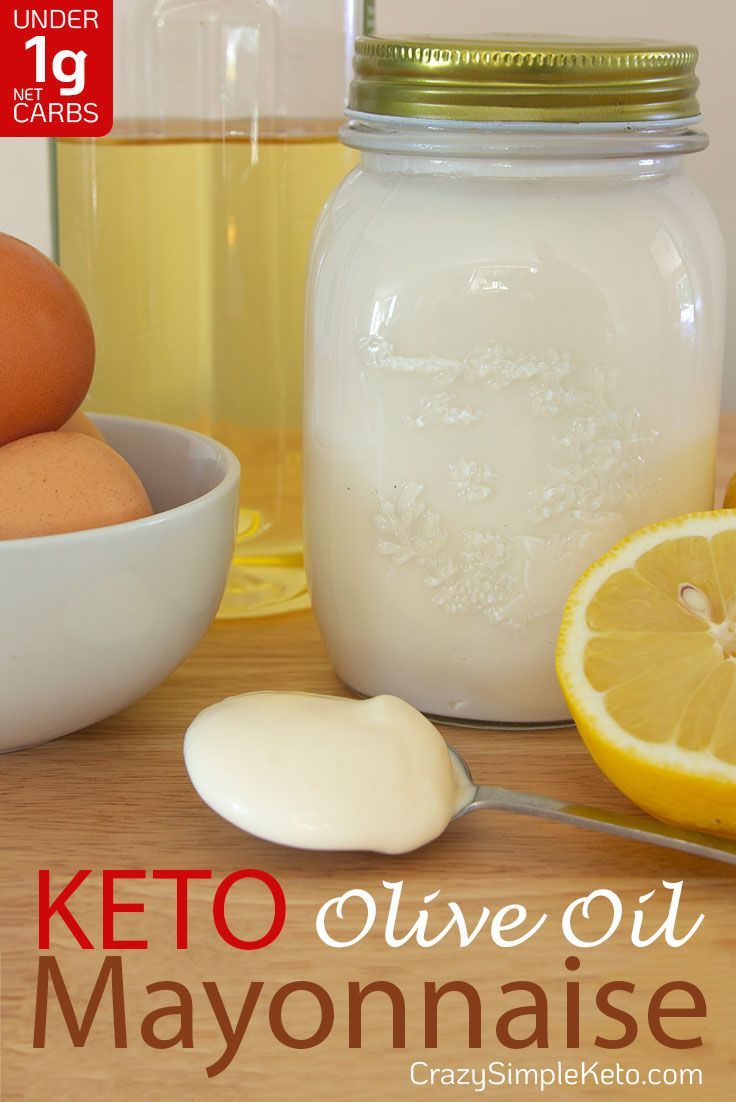 Keto Olive Oil Mayonnaise - CrazySimpleKeto.com