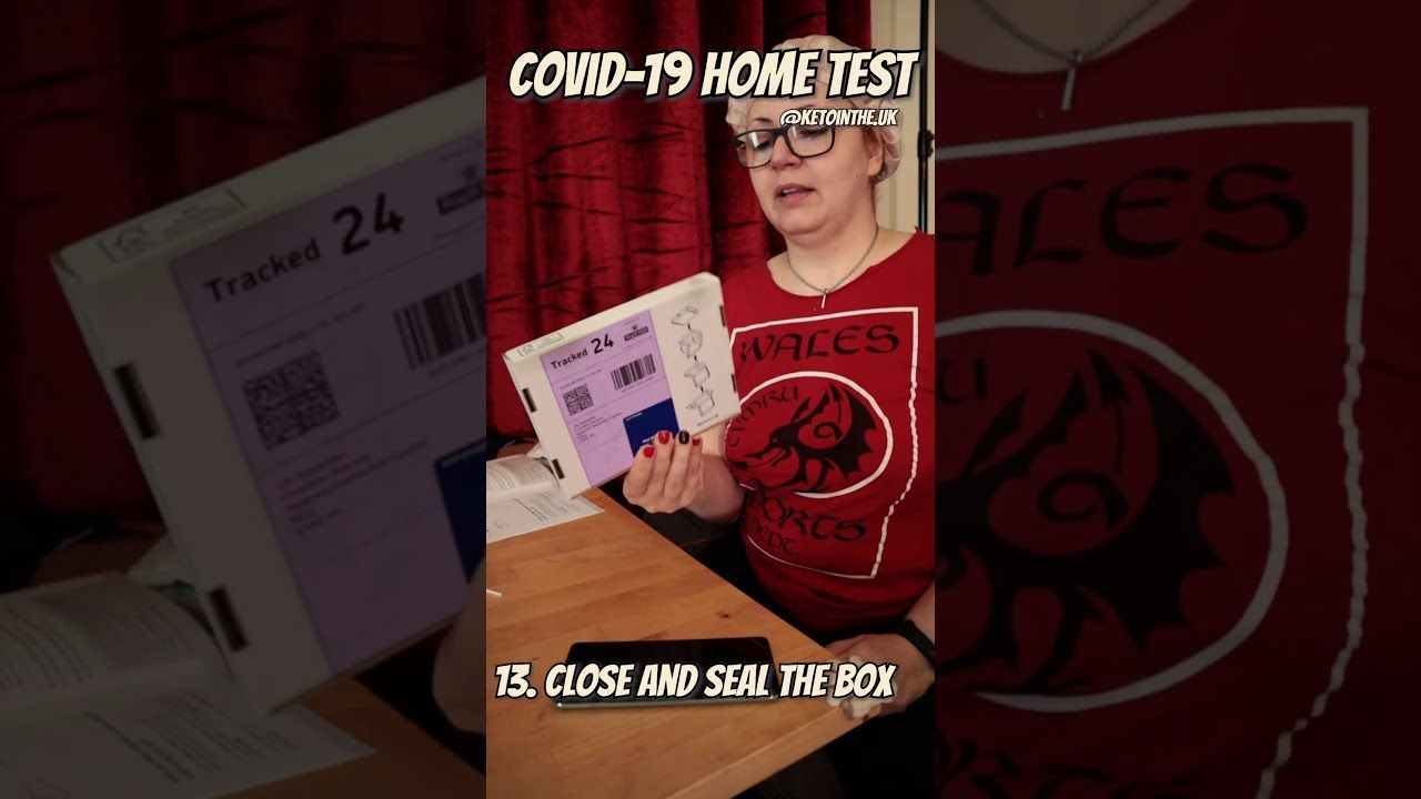 COVID 19 TEST AT HOME UK ðŸ§ª NHS Test Kit step by step guide footage