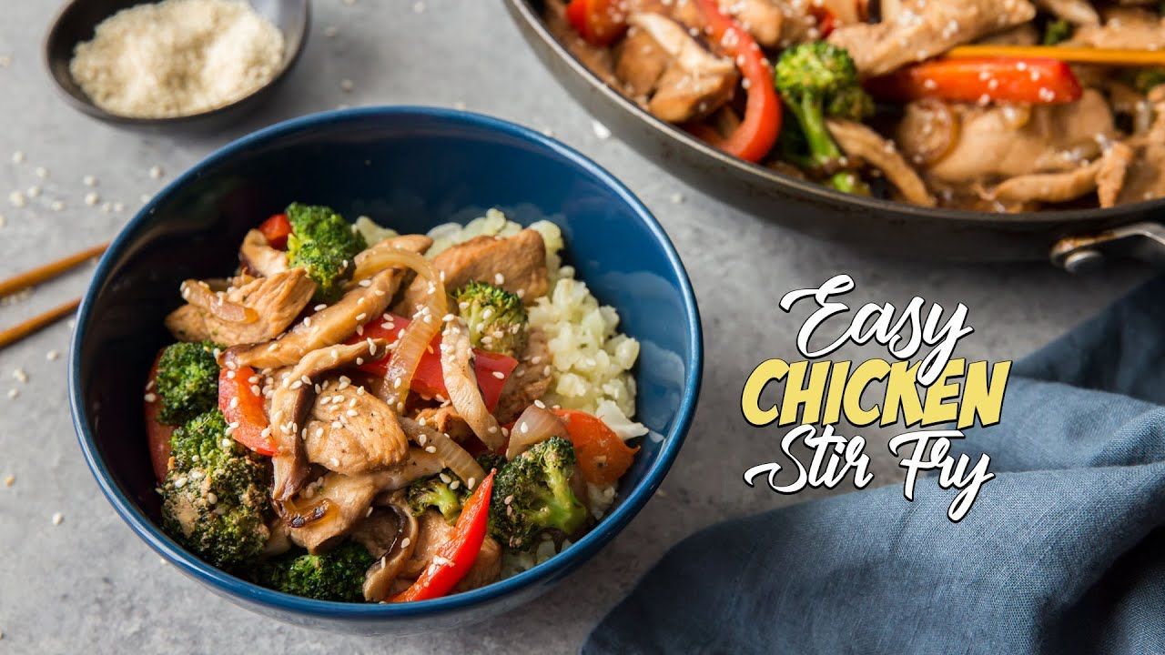 Easy Keto Chicken Stir Fry Recipe | Quick Dinner Recipes