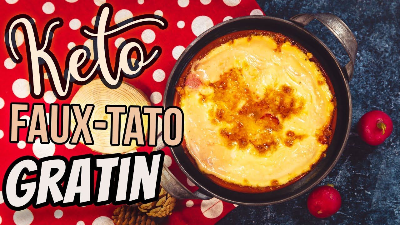 KETO Potato Gratin Dauphinoise Recipe  Low Carb Thanksgiving Sides