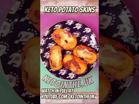KETO loaded potato skins