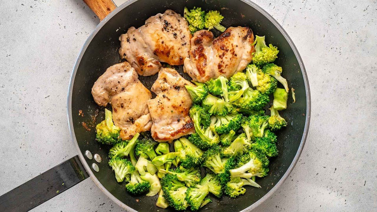 Keto Recipe – Fried Chicken and Broccoli