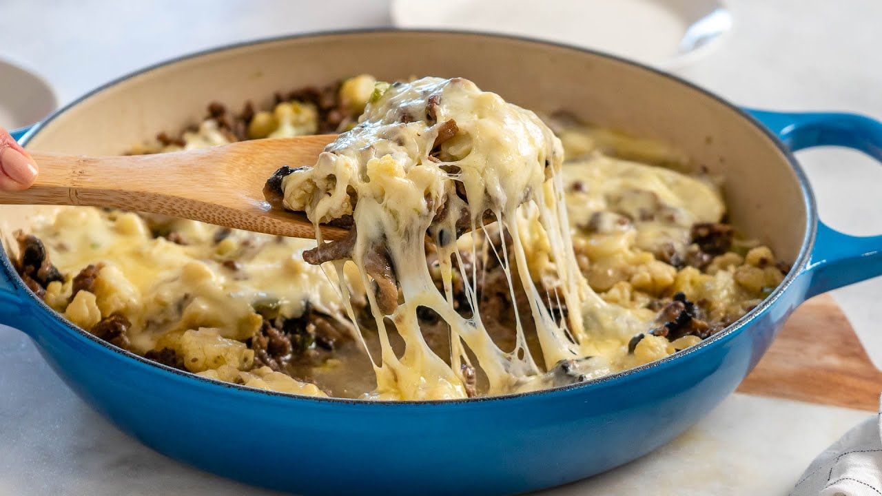 Keto Recipe – Philly Cheesesteak Skillet Meal