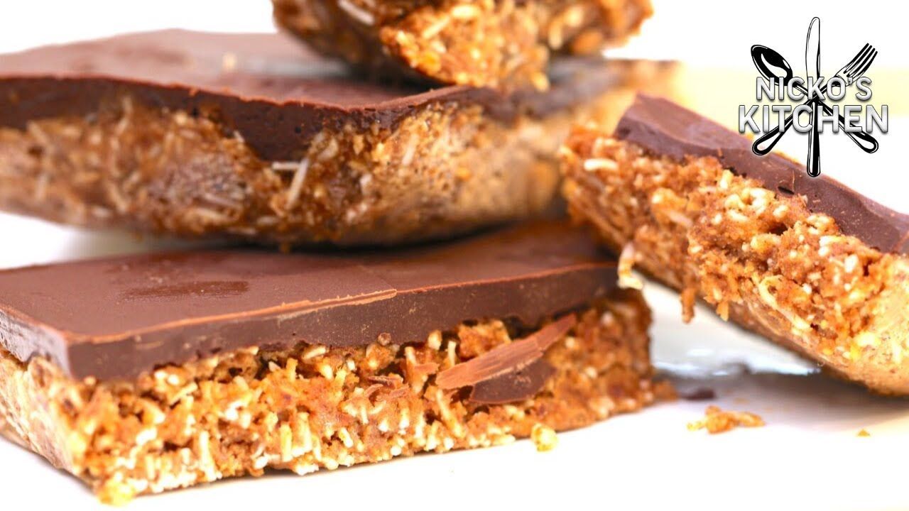 No Bake Keto Chocolate & Almond Bars | The BEST Keto Snack