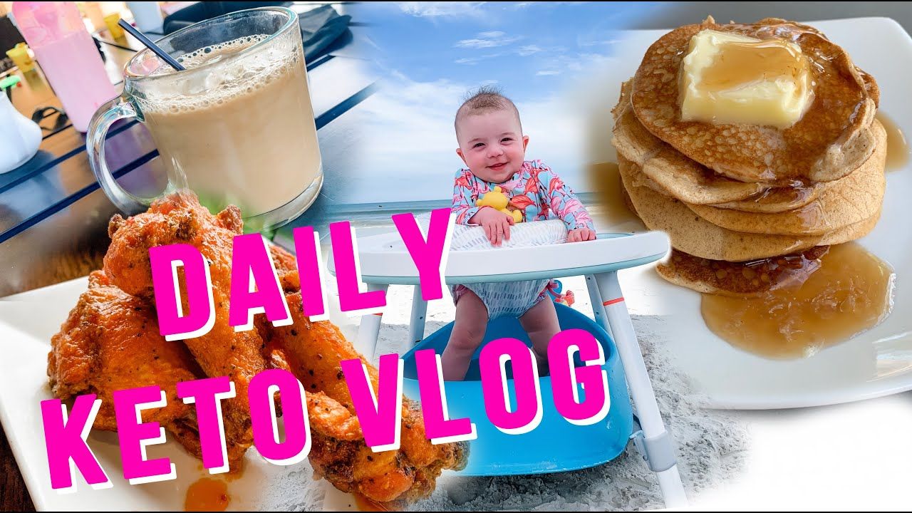 What I Ate Today! KETO VLOG | Baby Clara’s First Day at the Beach!