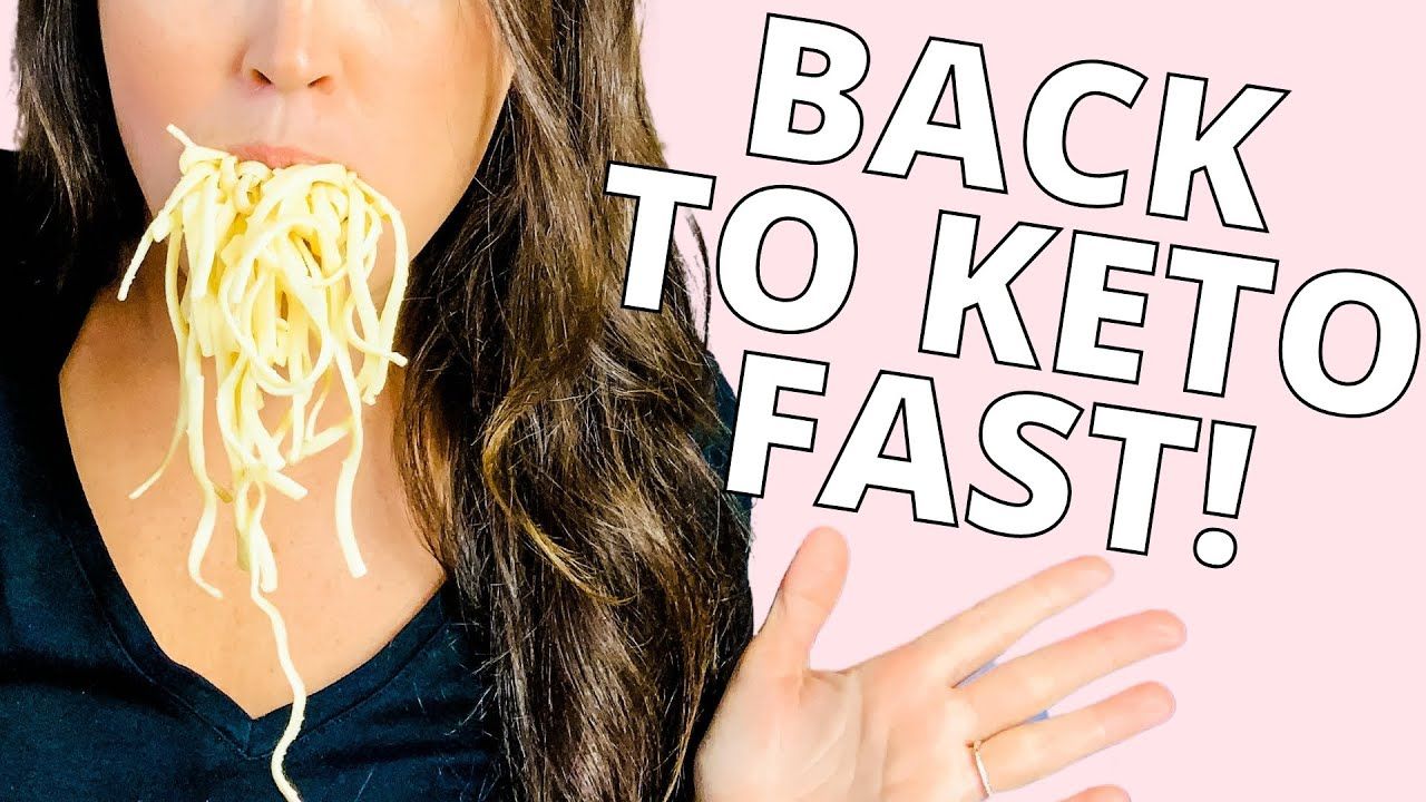 How to get back to keto after cheating! (In 60 Seconds!)