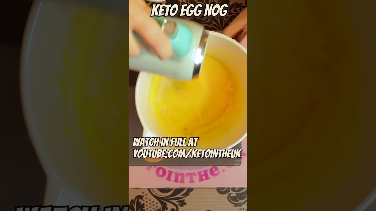 KETO eggnog recipe