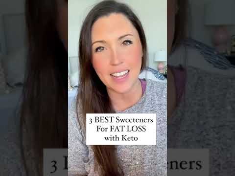 Top 3 Keto Sweeteners for FAT LOSS (in 60 seconds!)