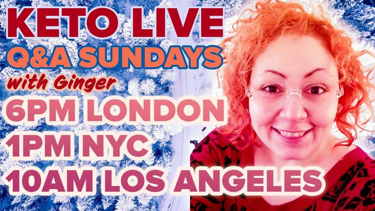 Ginger Keto UK Live Q&A 7th February 2021 #Ketanuary Winner