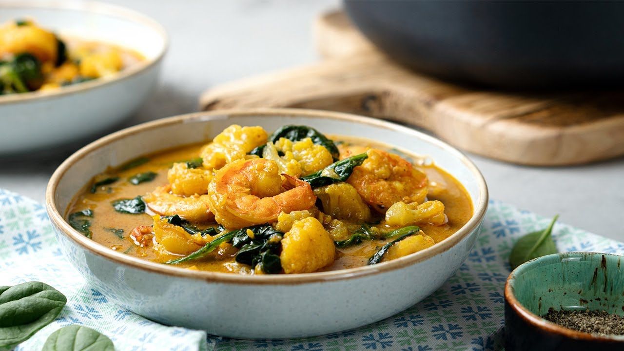 Keto Recipe – Shrimp and Cauliflower Curry