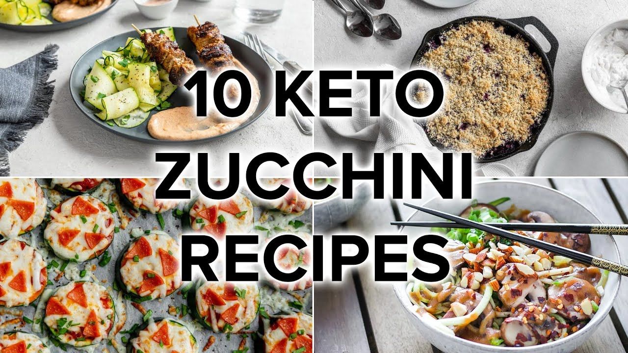 10 Keto Zucchini Recipes [Healthy Low Carb Meals]