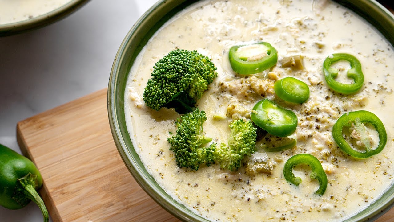 Keto Broccoli Jalapeno Soup [Hearty Instant Pot Recipe]