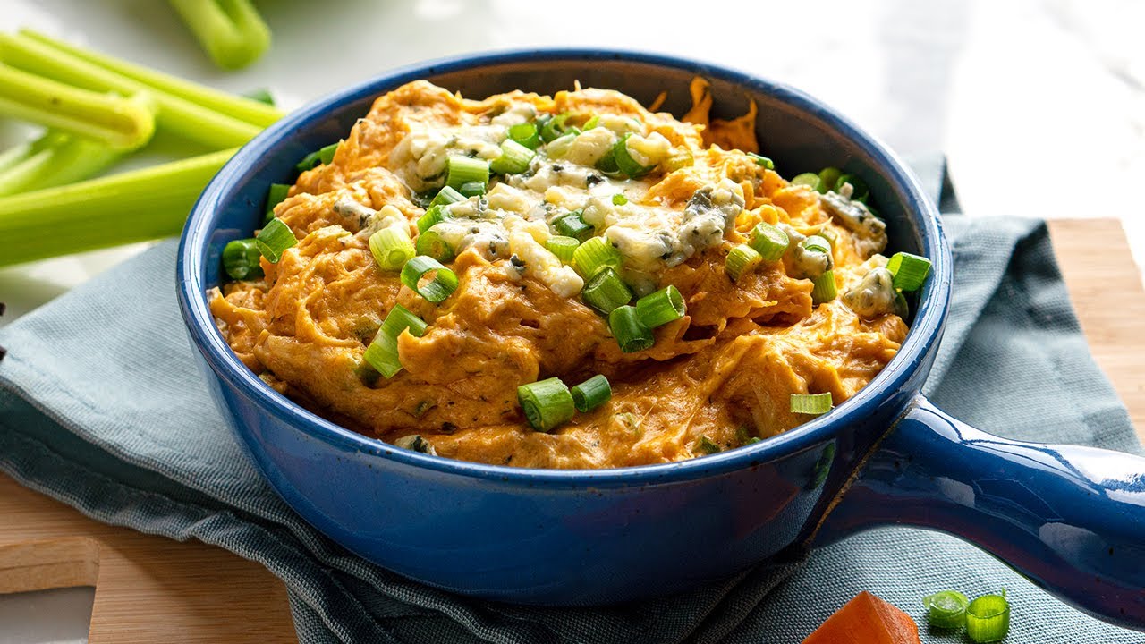 Keto Buffalo Chicken Dip [Perfect for Parties]