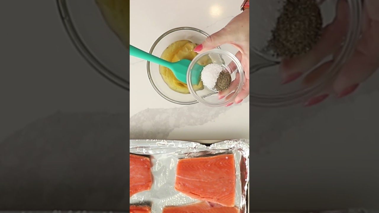 Keto Mustard Salmon – Recipe in the comments!