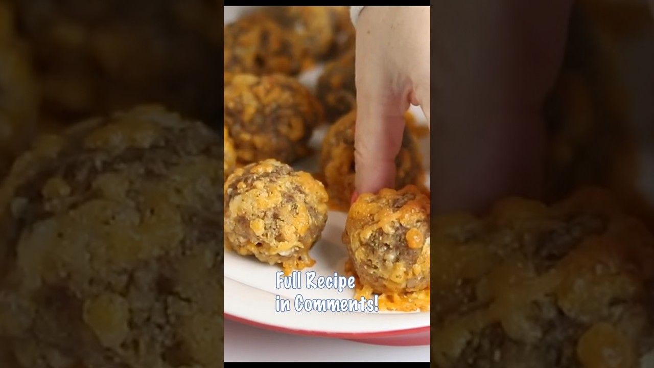 Keto Sausage Balls – Recipe in the comments!