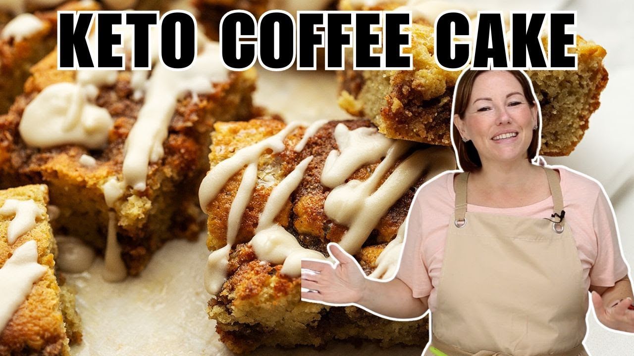 Keto Cinnamon Swirl Coffee Cake