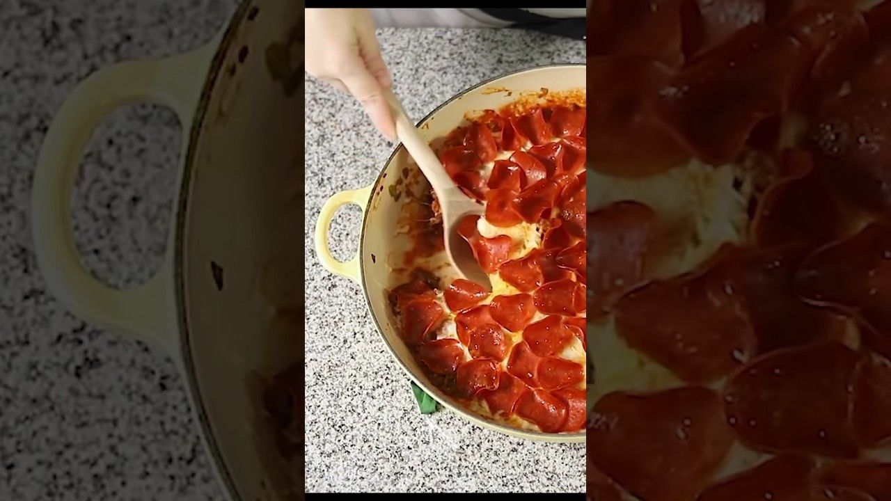 Keto Pizza Casserole – Recipe in the comments!